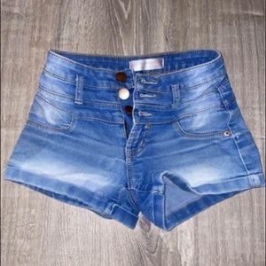 High waisted shorts